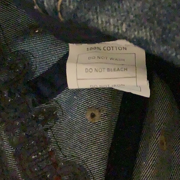 Punta Cana Denim Blue Distressed Women’s Cap. Preloved - Picture 6 of 6